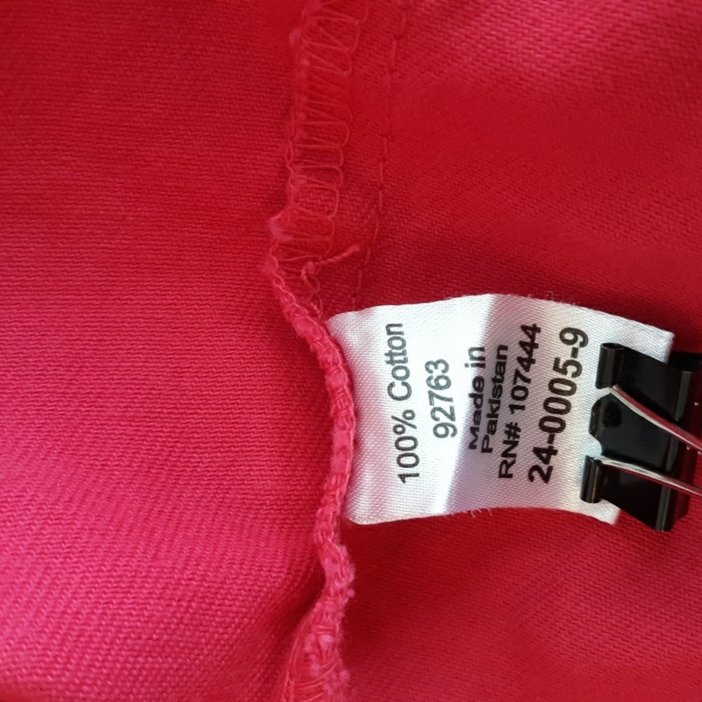 Ladies Jessica London Red Denim Coat sz 26W - Picture 5 of 5